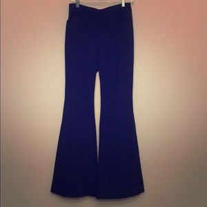 high waist flare dress pants